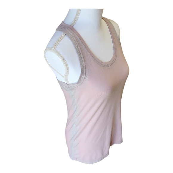 Fabletics Women's Laurel Tank Top, Mauve/Silver Shimmer, Size Small, S - Picture 3 of 12
